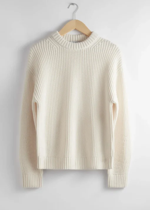 Pull En Maille Côtelée