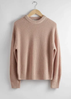 Pull En Maille Côtelée