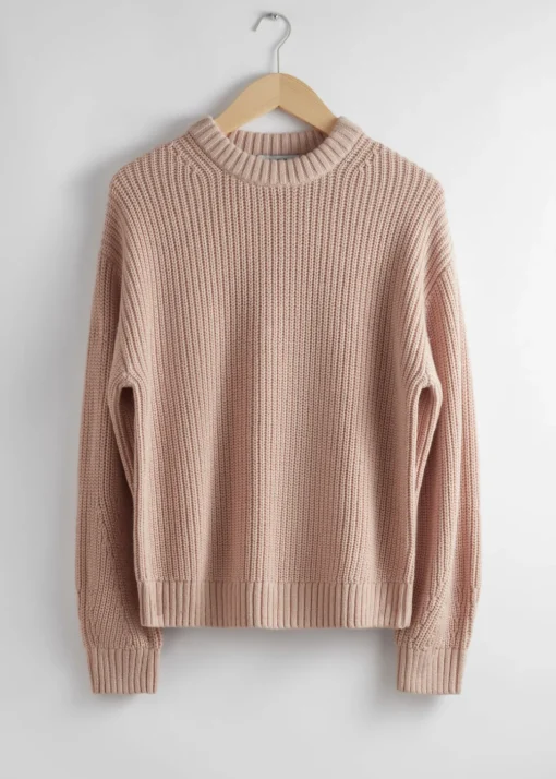 Pull En Maille Côtelée