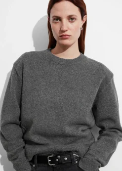 Pull En Mérinos à épaulettes Rembourrées