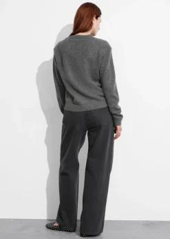 Pull En Mérinos à épaulettes Rembourrées