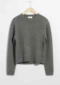 Pull En Mérinos à épaulettes Rembourrées