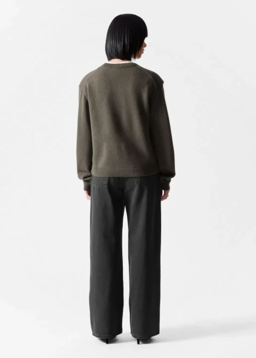 Pull En Mérinos à épaulettes Rembourrées