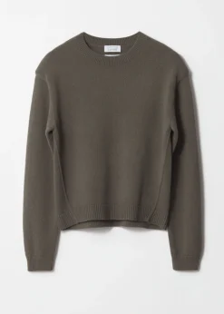 Pull En Mérinos à épaulettes Rembourrées