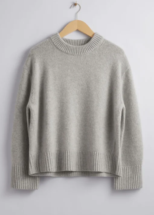 Pull Tricoté En Cachemire Mélangé