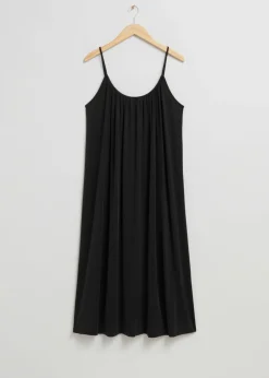 Robe à Bretelles Froncée