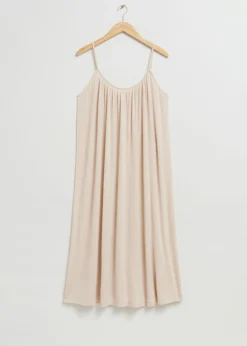 Robe à Bretelles Froncée