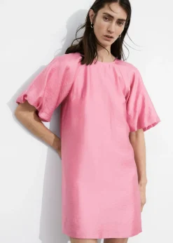 Robe Courte à Manches Ballon