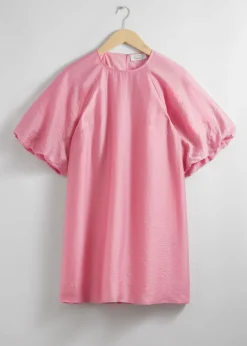 Robe Courte à Manches Ballon