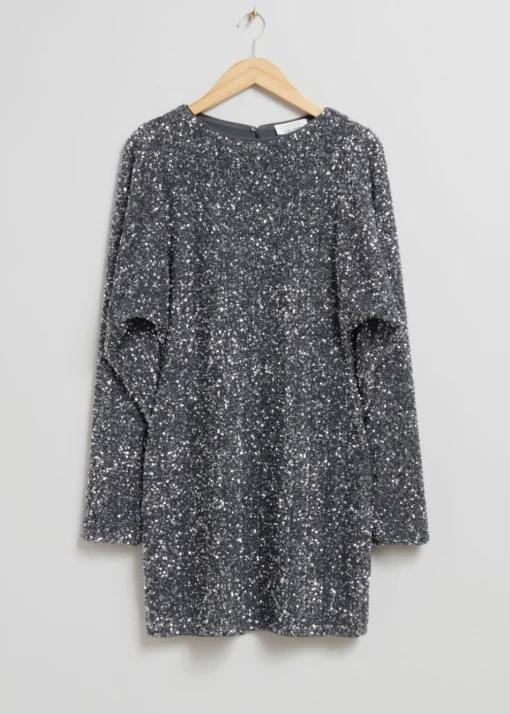 Robe Courte à Sequins