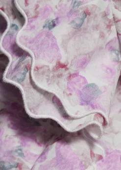 Robe Courte à Volants Sur Plusieurs Niveaux