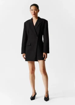 Robe Courte Blazer Structurée