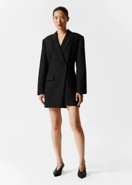 Robe Courte Blazer Structurée