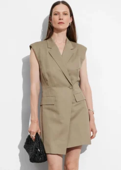 Robe Courte Blazer Structurée
