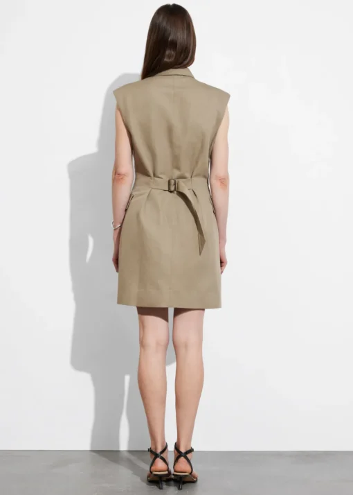 Robe Courte Blazer Structurée