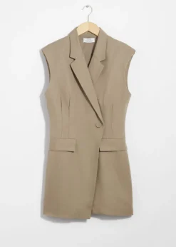 Robe Courte Blazer Structurée