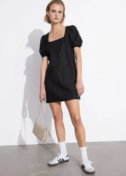 Robe Courte En Lin