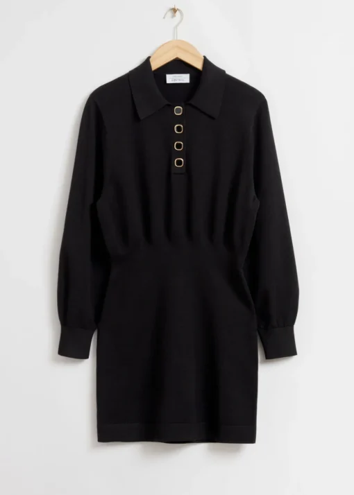 Robe Courte Polo En Maille