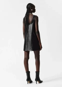 Robe Courte Trapèze Sans Manches