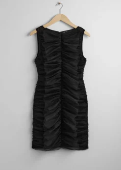 Robe Courte Volantée En Tulle