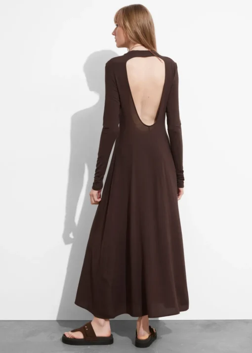 Robe Longue à Dos Ouvert
