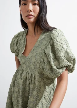 Robe Longue à Manches Ballon