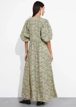 Robe Longue à Manches Ballon