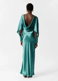 Robe Longue En Satin