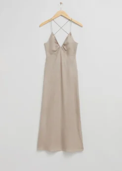 Robe Midi à Bretelles