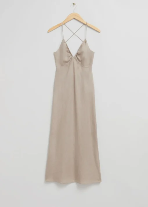Robe Midi à Bretelles