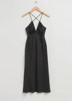 Robe Midi à Bretelles