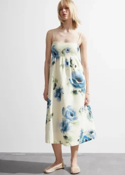Robe Midi à Bretelles