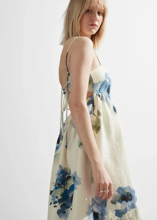 Robe Midi à Bretelles