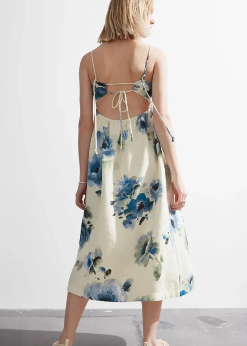 Robe Midi à Bretelles