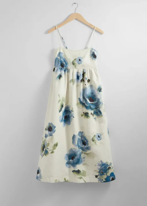 Robe Midi à Bretelles