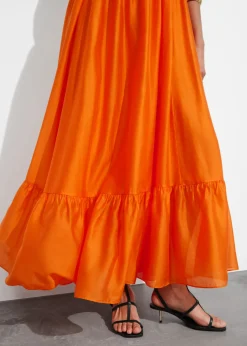 Robe Midi à Volant
