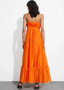 Robe Midi à Volant