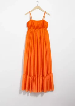 Robe Midi à Volant