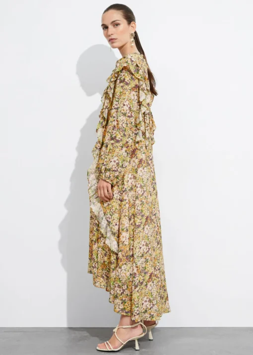 Robe Midi à Volants
