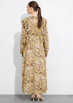 Robe Midi à Volants