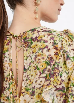 Robe Midi à Volants