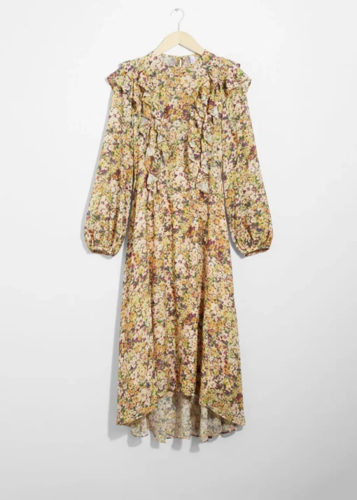 Robe Midi à Volants