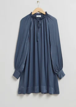 Robe Midi Avec Liens à L’encolure