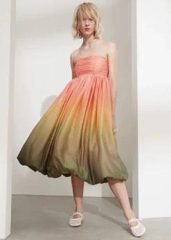 Robe Midi Boule à Bustier