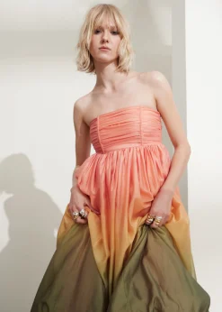 Robe Midi Boule à Bustier