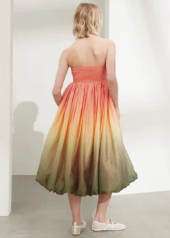 Robe Midi Boule à Bustier