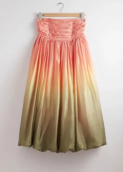 Robe Midi Boule à Bustier