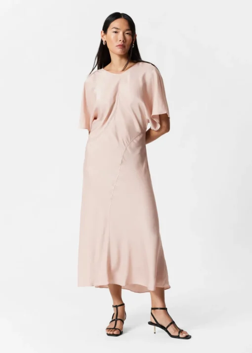 Robe Midi En Satin