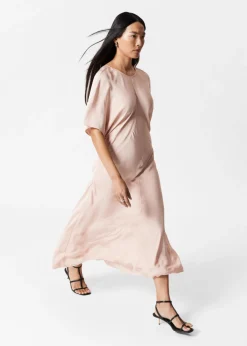 Robe Midi En Satin