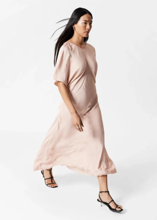 Robe Midi En Satin
